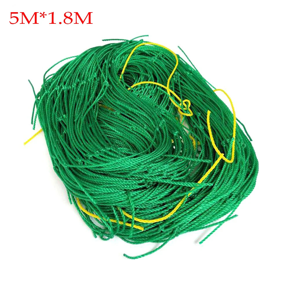 Hi-quality Nylon Garden Netting Loofah Morning Glory Flowers Vine Plants Climbing Net Cucumber Vine Grow Holder Brackets